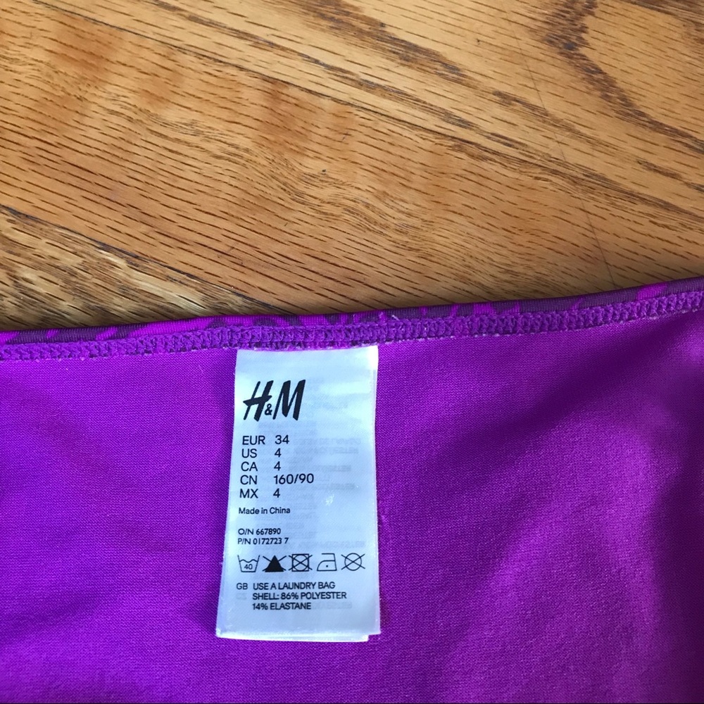 H&M Purple Patterned Bikini - Picture 6 of 7